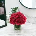 Merlyn+Peony+Arrangement+in+Glass+Vase+with+Grass-164687166 (3)